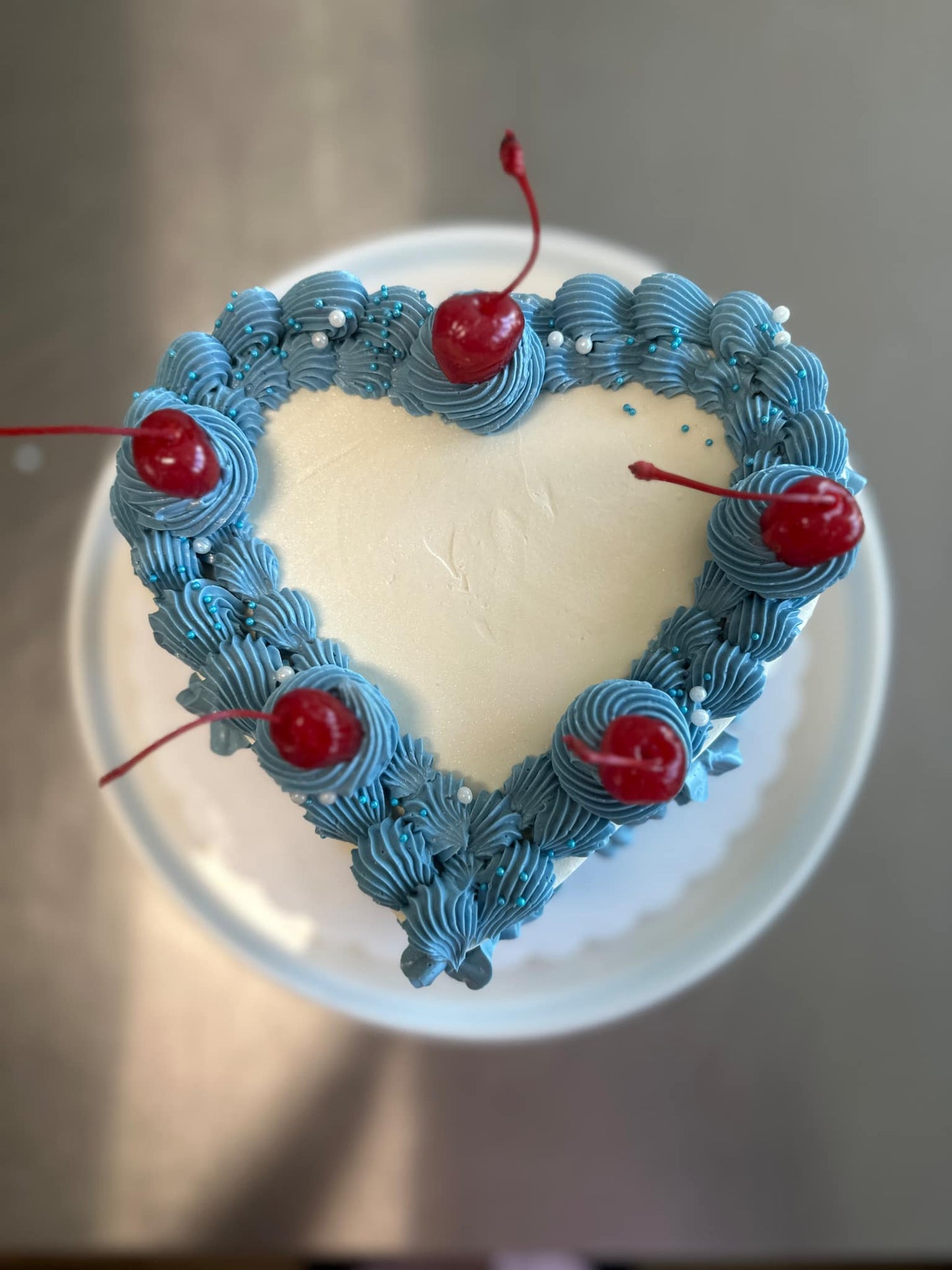 Vintage Heart Cake